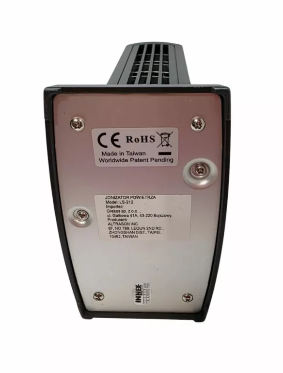 JONIZATOR PLAZMOWY OCZYSZCZACZ POWIETRZA LS-212