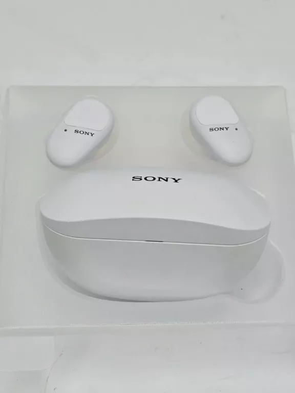 SŁUCHAWKI DOKANAŁOWE SONY WF-SP800N BIAŁE KOMPLET
