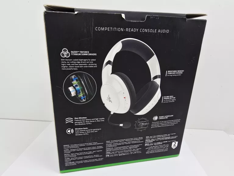 BEZPRZEWODOWE SŁUCHAWKI RAZER KAIRA DO XBOXA
