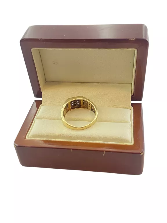 NIESAMOWITY ZŁOTY SYGNET 585 ROZMIAR 23 5,90G