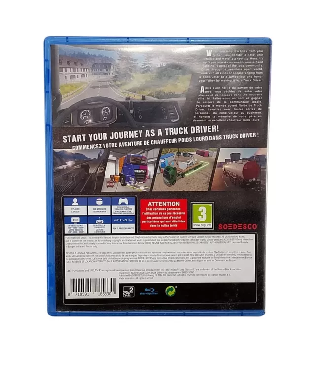 GRA TRUCK DRIVER PS4