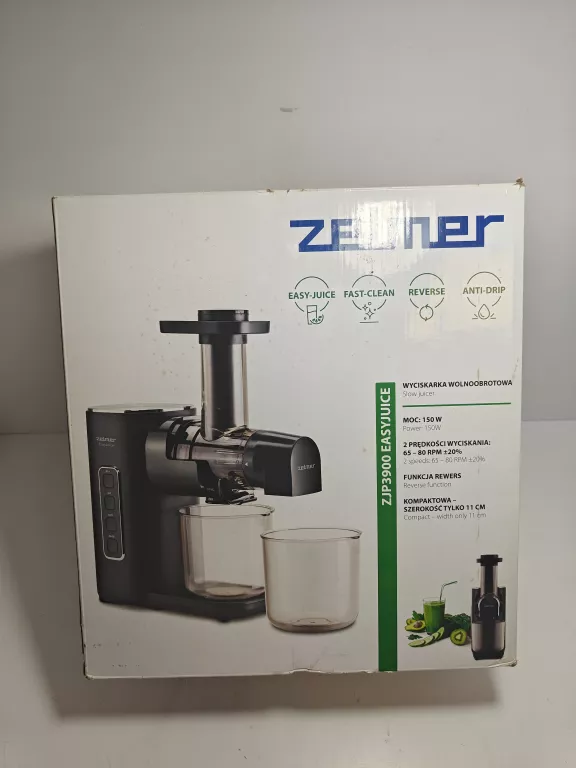 WYCISKARKA WOLNOOBROTOWA ZELMER ZJP3900 POLECAM!
