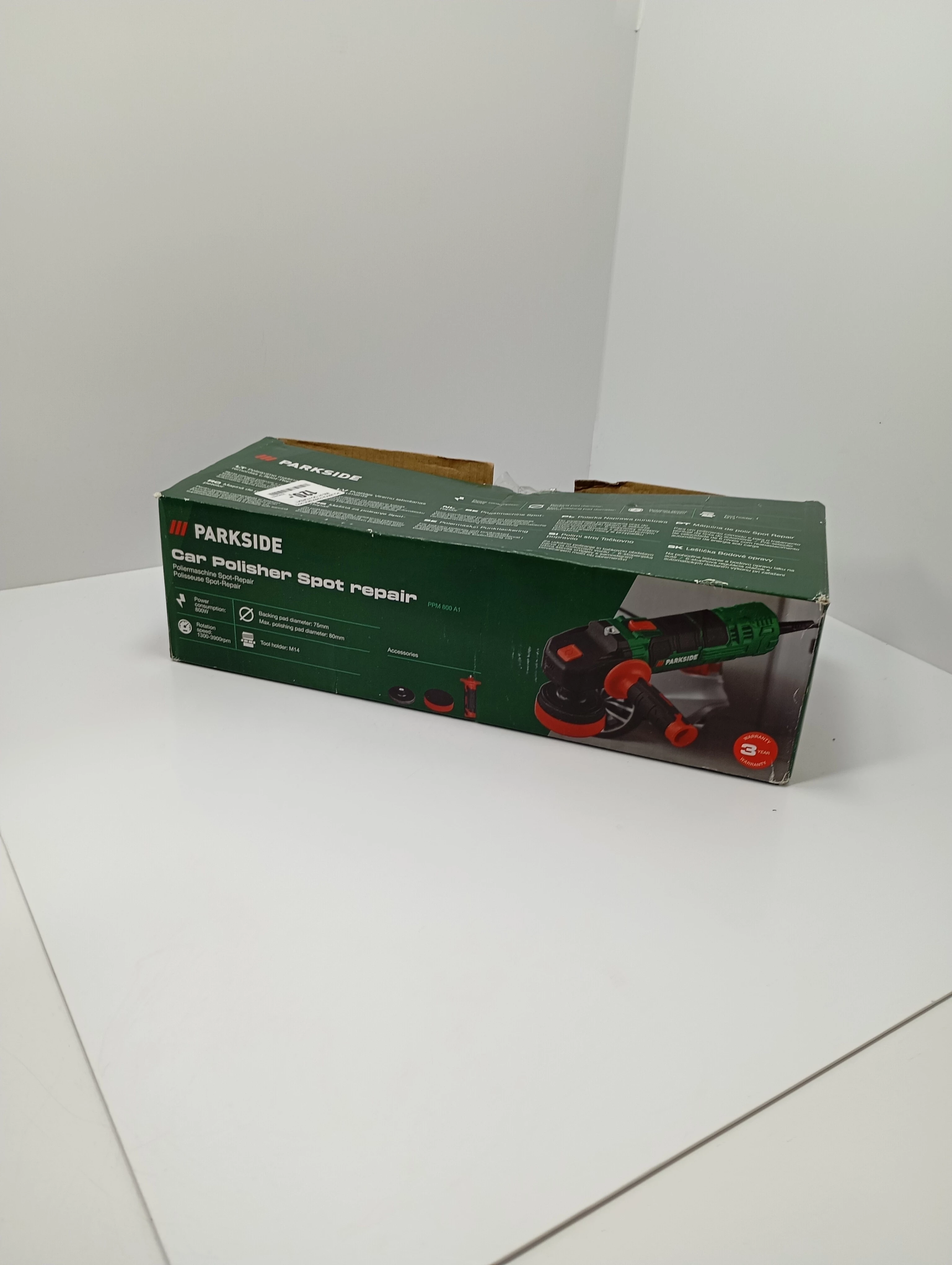 🔧 Renueva La Pintura De Tu Coche: Pulidora Parkside PPM 800 A1 (800W, 75mm, Alemania)