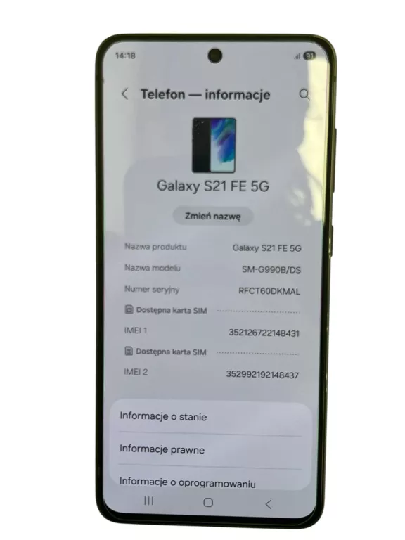SAMSUNG GALAXY S21 FE 5G 6/128GB