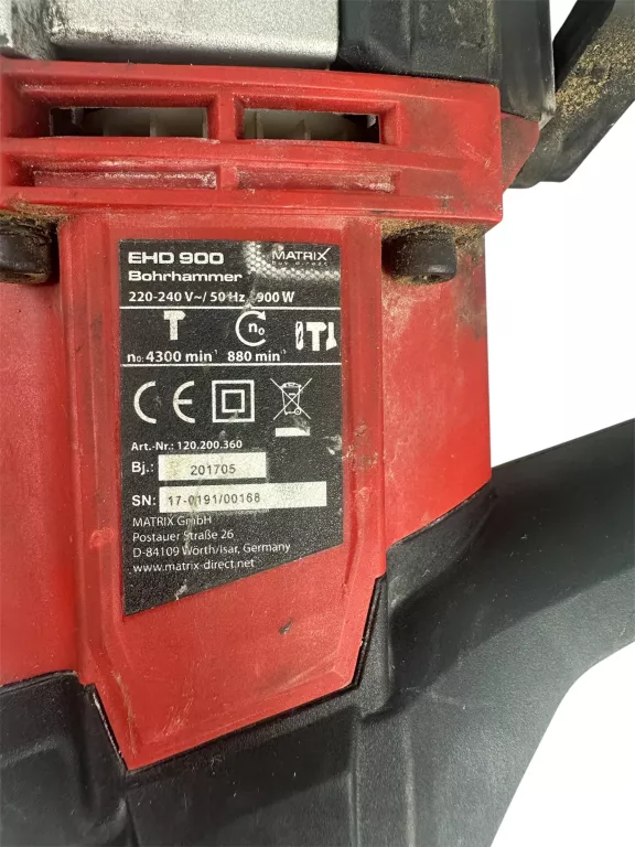 MŁOTOWIERTARKA MATRIX EHD 900