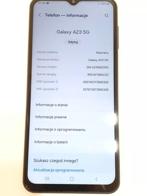 SAMSUNG GALAXY A23 5G 64GB/4GB