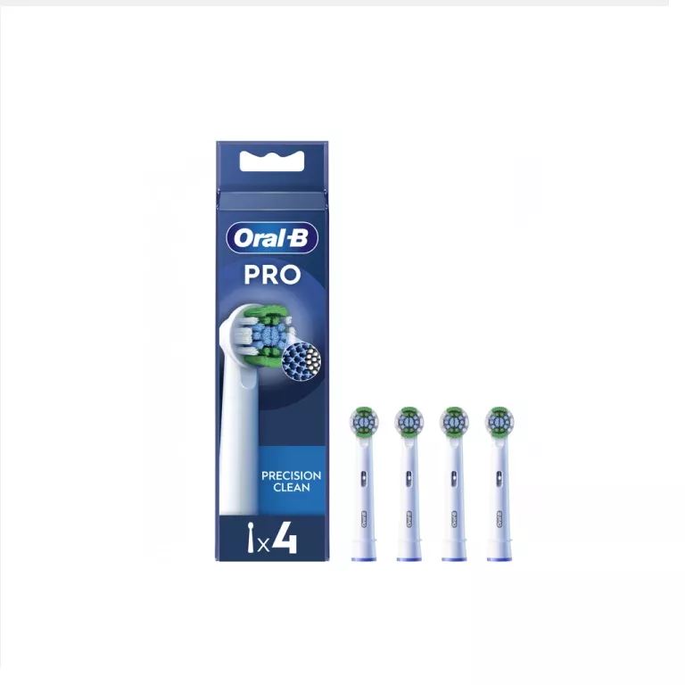 BRAUN ORAL-B PRECISION CLEAN EB20RX-4 KOŃCÓWKI DO SZCZOTECZKI ORAL-B 4SZT