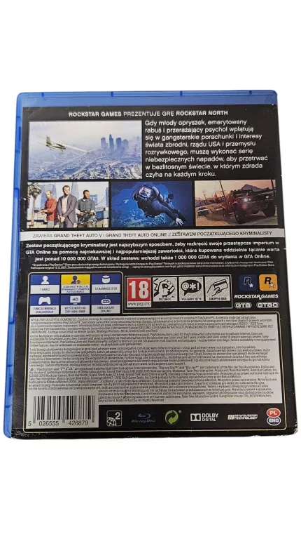 GRA PS4 GRAND THEFT AUTO GTA V PL