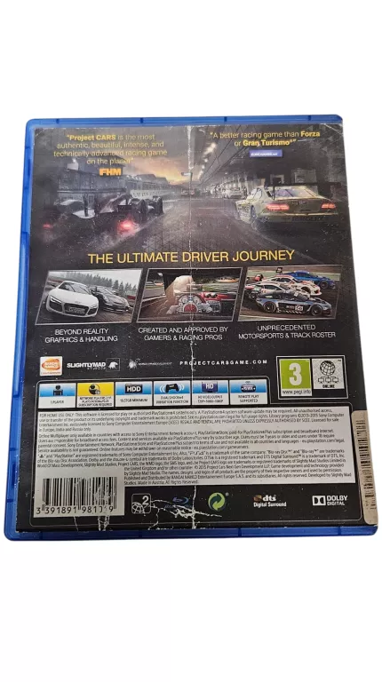GRA PS4 PROJECT CARS III