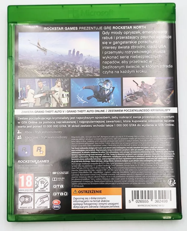 GRA XBOX ONE GTA V PREMIUM EDITION