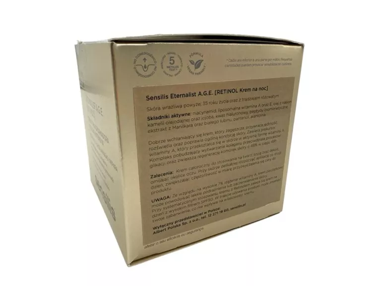 SENSILIS ETERNALIST A.G.E. RETINOL KREM NA NOC 50 ML