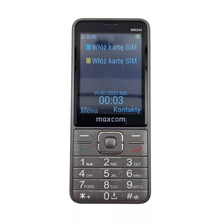 TELEFON KOMÓRKOWY MAXCOM CLASSIC MM244 2G DUALSIM