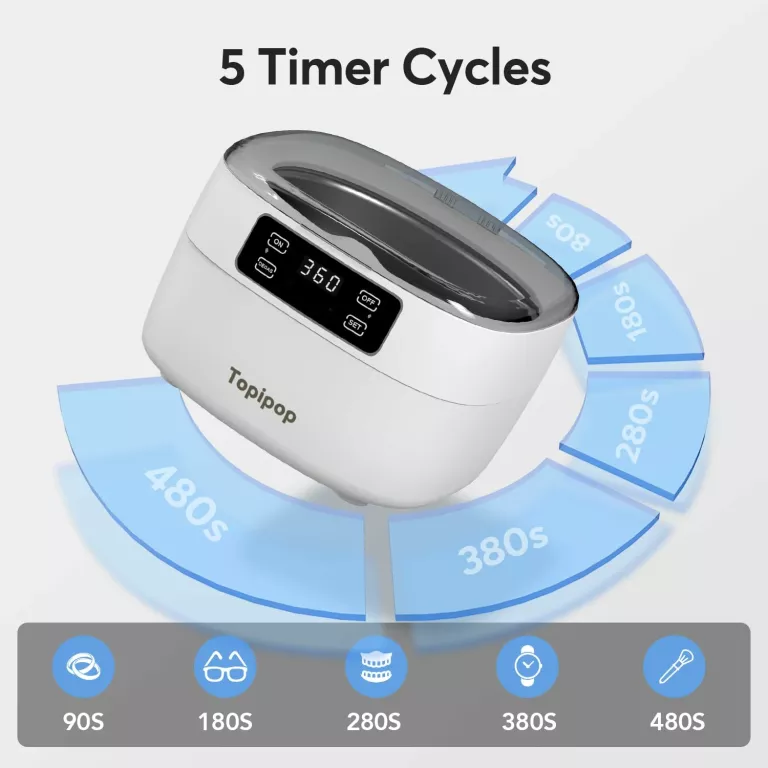 MYJKA ULTRASOINICZNA ULTRADŹWIĘKOWA TOPIPOP ZX-956