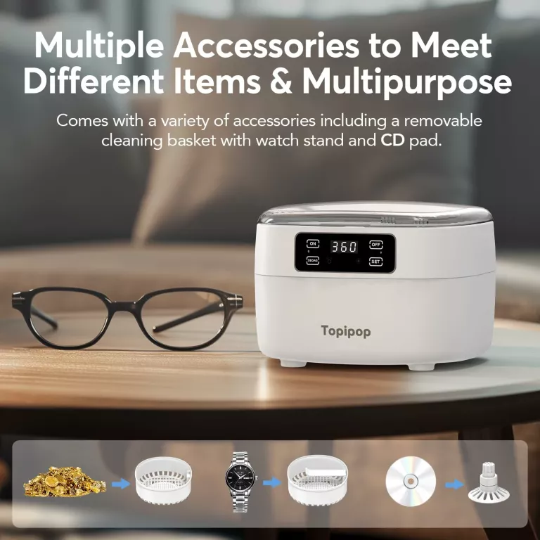 MYJKA ULTRASOINICZNA ULTRADŹWIĘKOWA TOPIPOP ZX-956 | Myjki