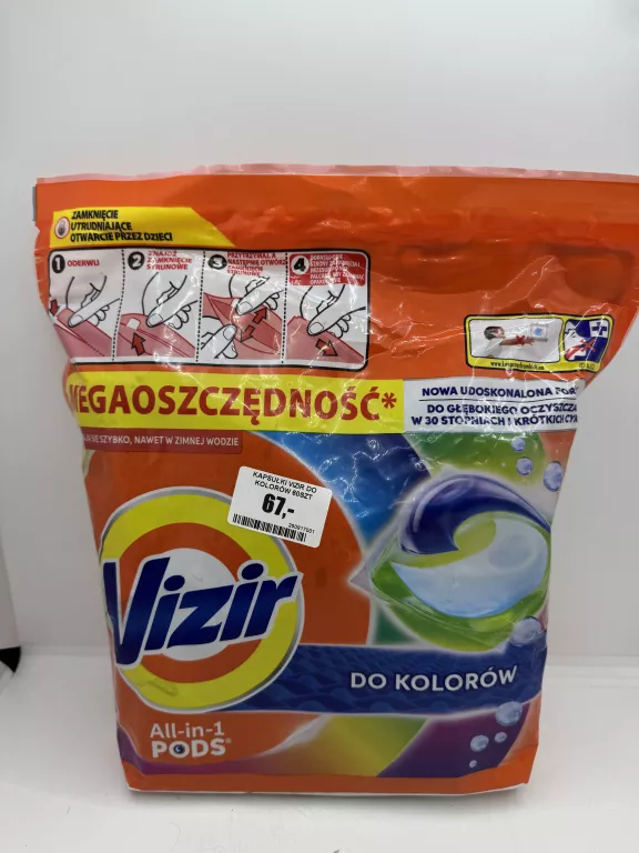 KAPSUŁKI VIZIR DO KOLORÓW 60SZT