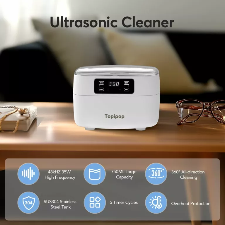 MYJKA ULTRASOINICZNA ULTRADŹWIĘKOWA TOPIPOP ZX-956