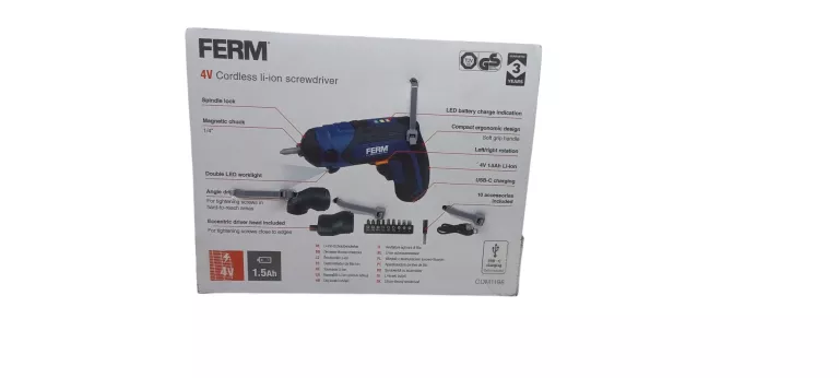 WKRĘTARKA FERM ZASILANIE AKUMULATOROWE 4 V CDM1198