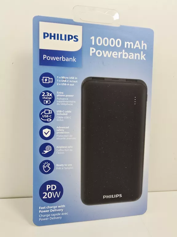 POWERBANK PHILIPS 10 000MAH