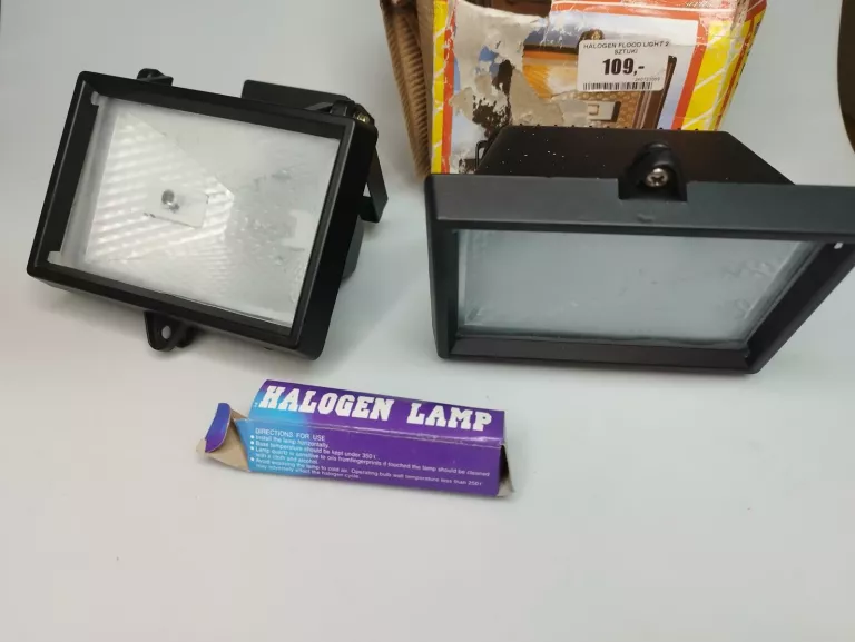 HALOGEN FLOOD LIGHT 2 SZTUKI ELRO HALOGEN SPOT HL150 DWA HALOGENY!