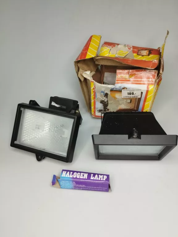 HALOGEN FLOOD LIGHT 2 SZTUKI ELRO HALOGEN SPOT HL150 DWA HALOGENY!
