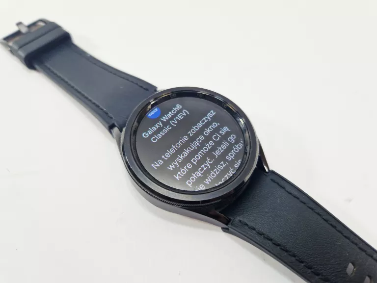 SMARTWATCH | SAMSUNG GALAXY WATCH 6 CLASSIC (R950) | CZARNY