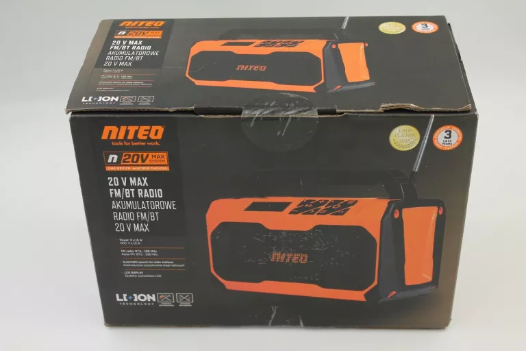 RADIO BUDOWANE NITEO FM/BT KOMPLET