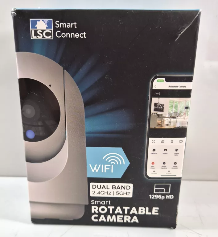KAMERA OBROTOWA MONITORING LSC SMART CONNECT WEWNĘTRZNA 1296P HD