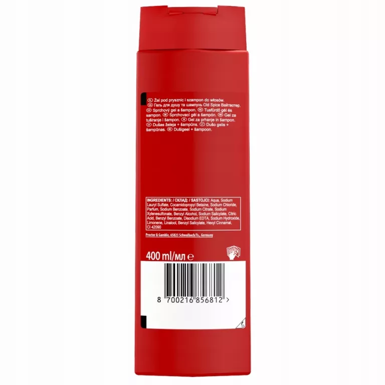 OLD SPICE WHITEWATER MĘSKI PŁYN DO KĄPIELI, ŻEL POD PRYSZNIC I SZAMPON 3W1