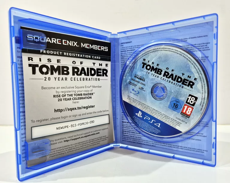 GRA RISE OF THE TOMB RAIDER 20 YER PS4