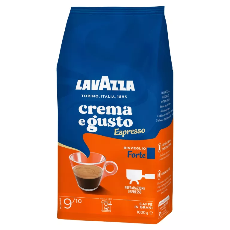 LAVAZZA KAWA ZIARNISTA ESPRESSO CREMA E GUSTO FORTE 1000G 05/2027