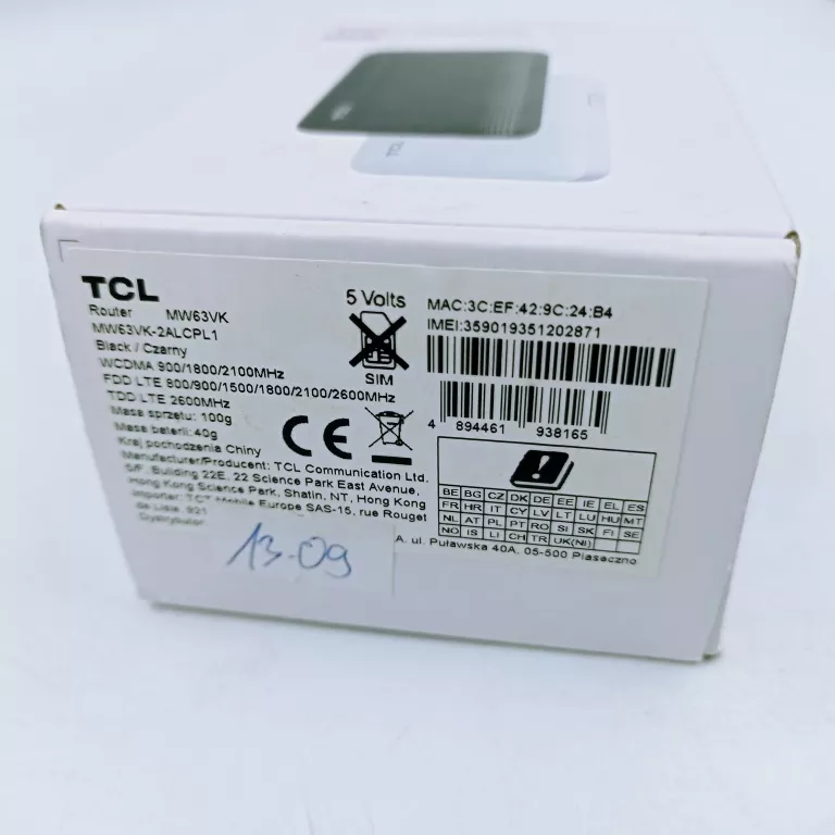 ROUTER MOBILNY TCL MW63 LTE @WARTO !!