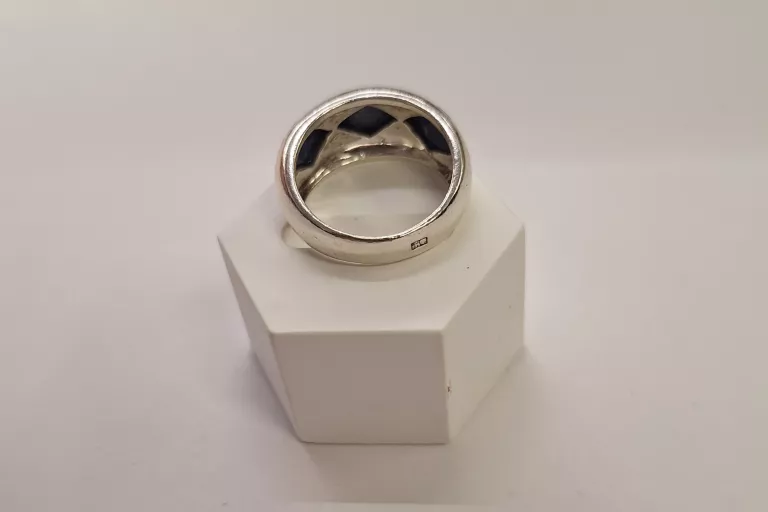 SREBRNY PIERŚCIONEK 7,28G 925