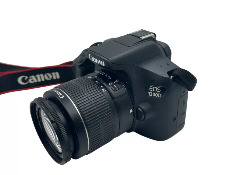 LUSTRZANKA CANON EOS 1300D + OB EF-S 18-55MM + TORBA +KARTA 4GB ŁAD