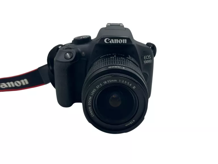 LUSTRZANKA CANON EOS 1300D + OB EF-S 18-55MM + TORBA +KARTA 4GB ŁAD