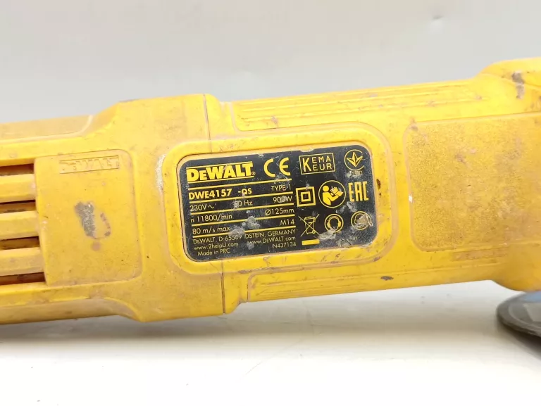 SZLIFIERKA KATOWA DEWALT DWE4157
