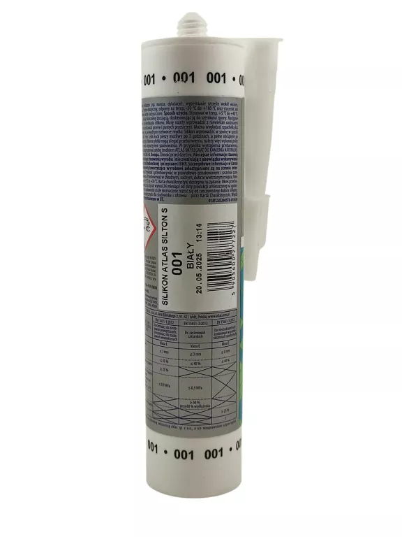 ATLAS SILIKON SANITARNY SILTON S 280ML 001 BIAŁY