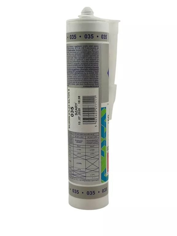 ATLAS SILIKON SANITARNY SILTON S SZARY 035 280ML