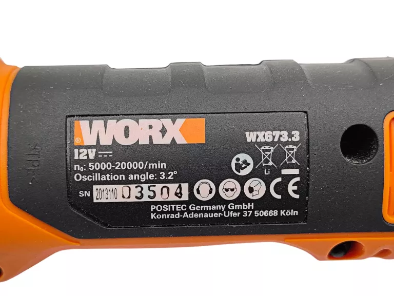 RENOWATOR NARZĘDZIE WIELOFUNKCYJNE WORX WX673.3 12V ZESTAW