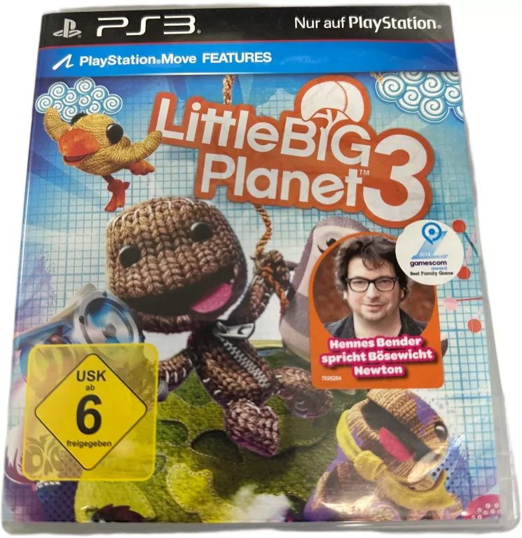 GRA LITTLE BIG PLANET 3 NA KONSOLĘ PLAYSTATION 3 PS3