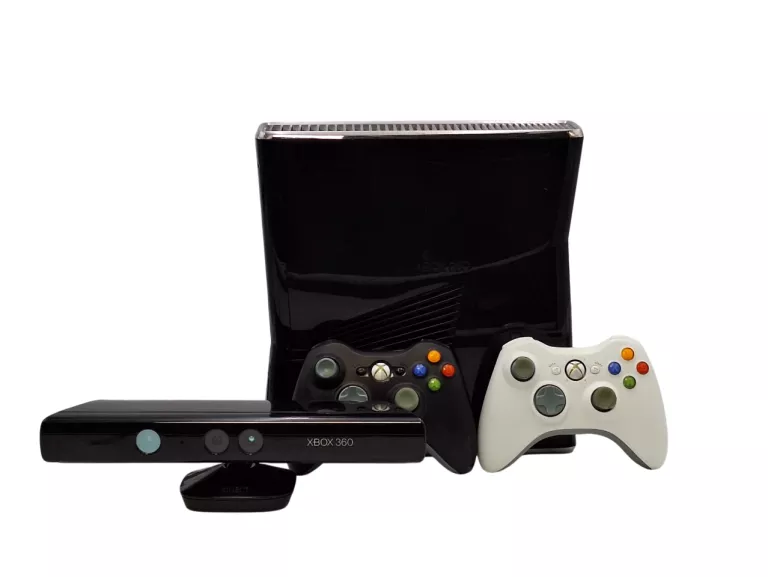 KONSOLA XBOX 360 SLIM 1439 250 GB + 2 PADY + SENSOR KINECT MODEL 1473