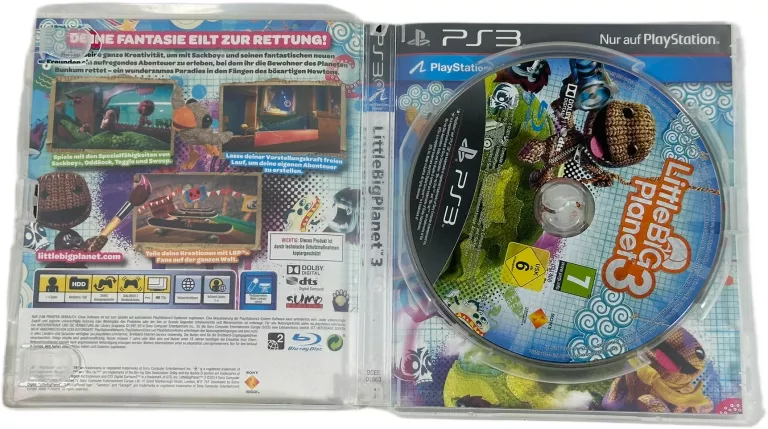GRA LITTLE BIG PLANET 3 NA KONSOLĘ PLAYSTATION 3 PS3
