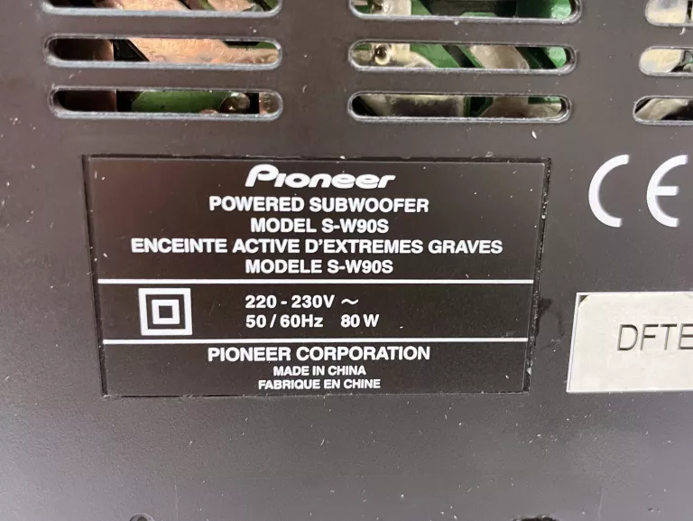 SUBWOOFER PIONEER S-W90S 85 W