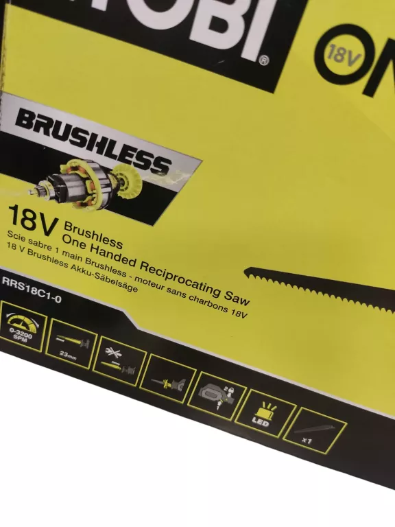 PILARKA SZABLASTA 18 V RYOBI ONE+ HP RRS18C1