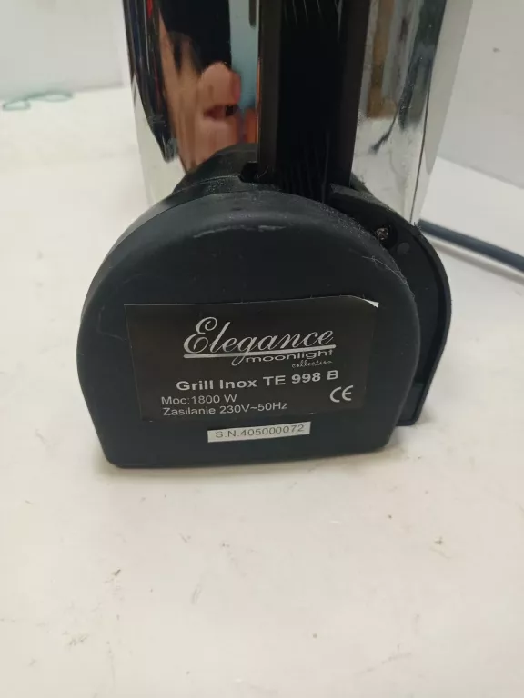 ELEGANCE GRILL INOX TE 998 B