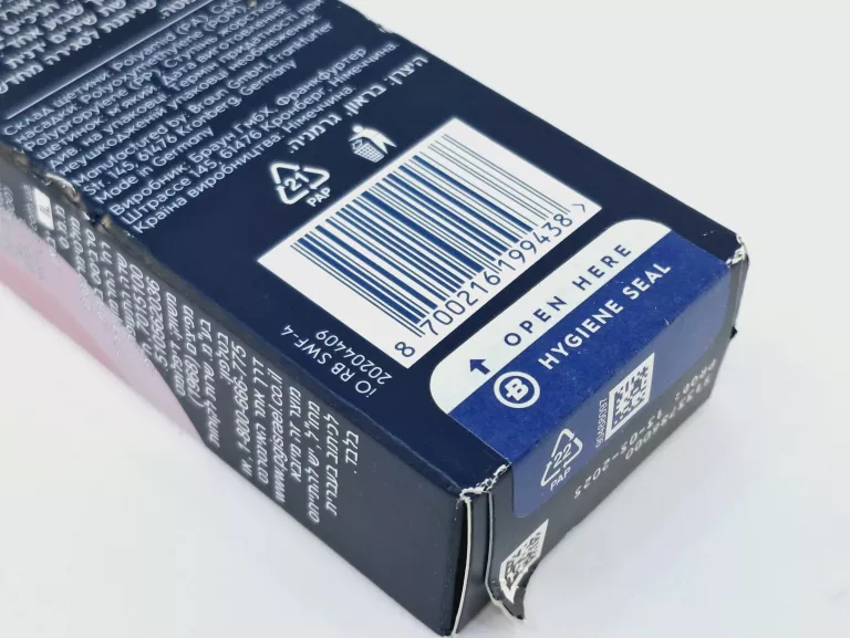 KOŃCÓWKA SZCZOTECZKI ORAL-B IO GENTLE CARE BIAŁY (4 SZT.)