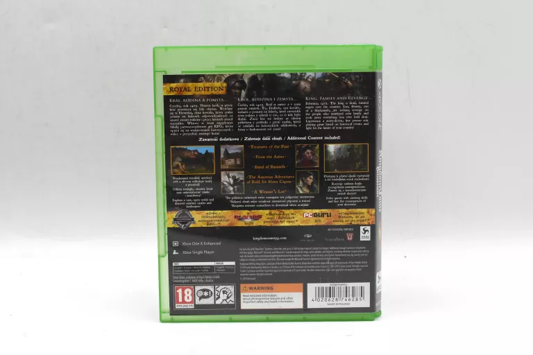 GRA KINGDOM COME: DELIVERANCE ROYAL EDITION XBOX ONE PUDEŁKOWA