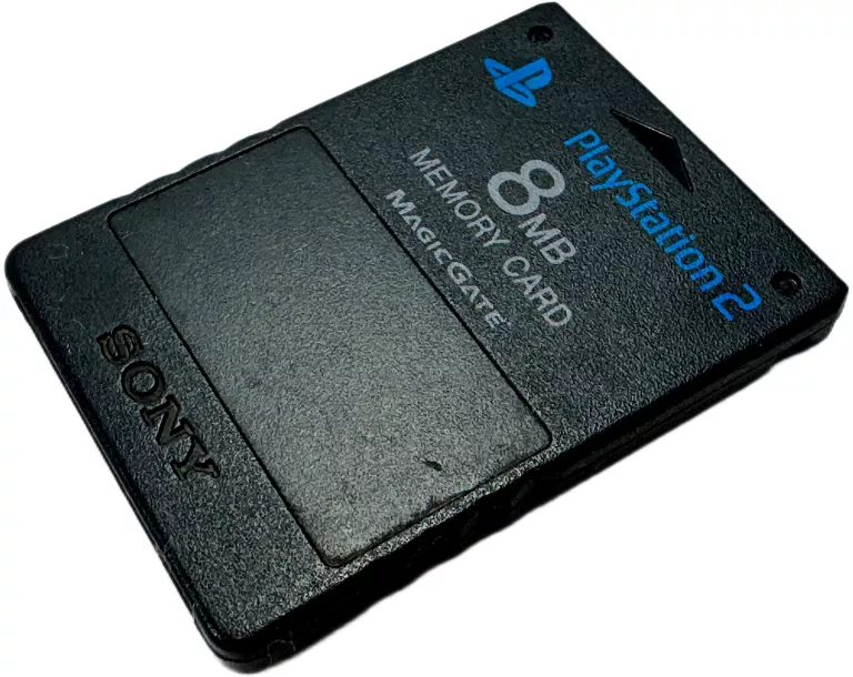 KARTA PAMIĘCI MEMORY CARD PLAYSTATION 2 8 MB ORYGINAŁ, CZARNA