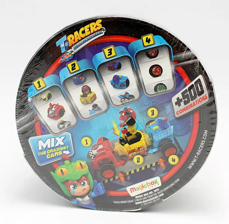 ZESTAW MAGIC BOX T-RACERS TURBO WHEEL AUTKO NIESPODZIANKA + KIEROWCA