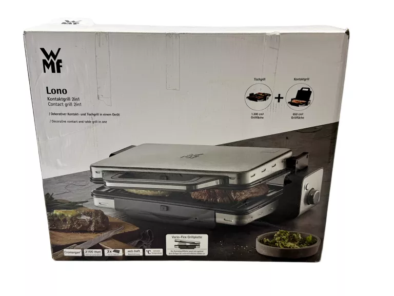 GRILL ELEKTRYCZNY OPIEKACZ WMF 04.1511.0011 2100 W SUPER STAN, JAK NOWY!