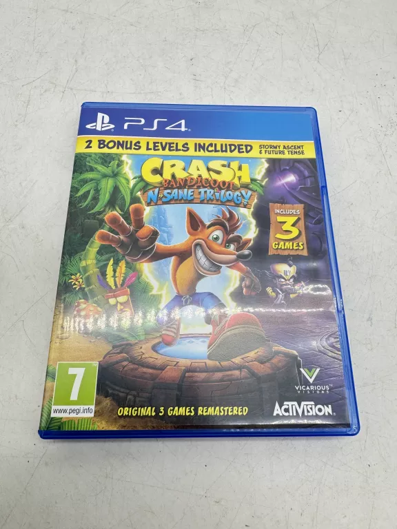 GRA PS4 CRASH BANDICOOT N SANE TRILOGY